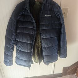 Two Columbia Men's XL Winter Coats 