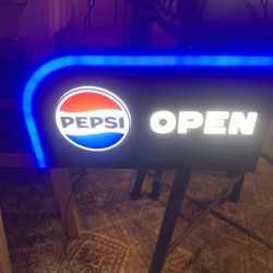 Pepsi Light Up Sign