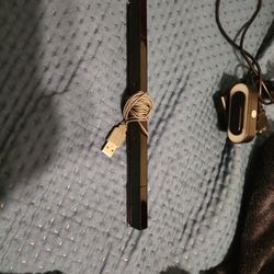 Aokin USB Sensor Bar for Wii, Replacement USB Wired Infrared Ray Sensor Bar for Nintendo Wii, Wii U, Includes Clear Stand, Silver/Black