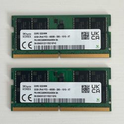 SK Hynix 64GB 2x 32GB DDR5 SODIMM RAM 4800 laptop Dell Lenovo hp