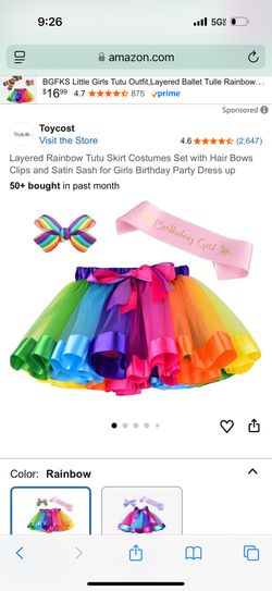Tutu For A 1 to 3 Year Old 