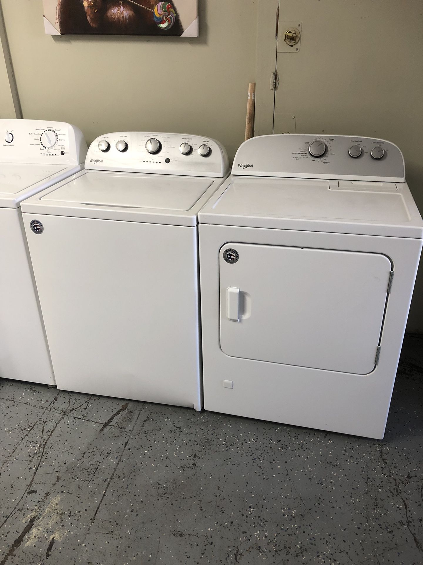 Whirlpool Washer Gas Dryer Set 