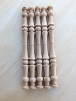 WOOD SPINDLES 100 available $1 each