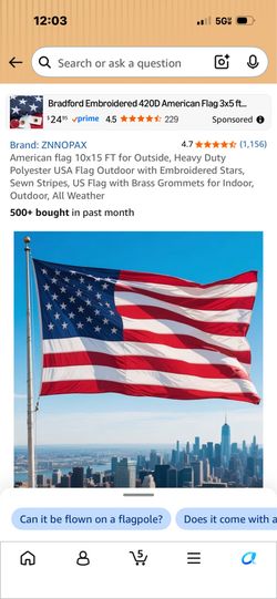 American Flag 10x15 feet