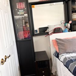 Cabinet $35 🎁🍀🎈bookshelves, House And Office Furniture, Black Organizer, Bedroom Cabinets, Book storage, Furniture, Good Deals.