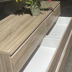 Ikea Modern Long Dresser With Big Drawers. Drawers Sliding Smoothly. Delivery Available 