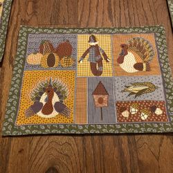 8 thanksgiving/ Fall Place Mats