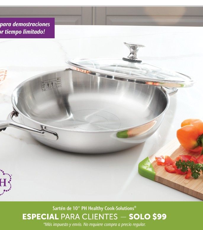 Sartén de 10" PH Healthy Cook-Solutions