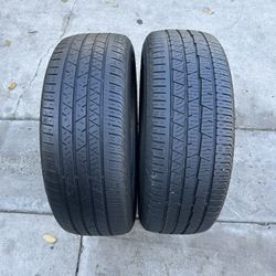 2 tires 235/60/18 continental 