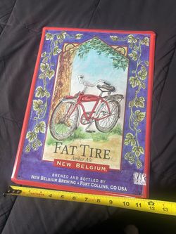 Fat tire beer sign