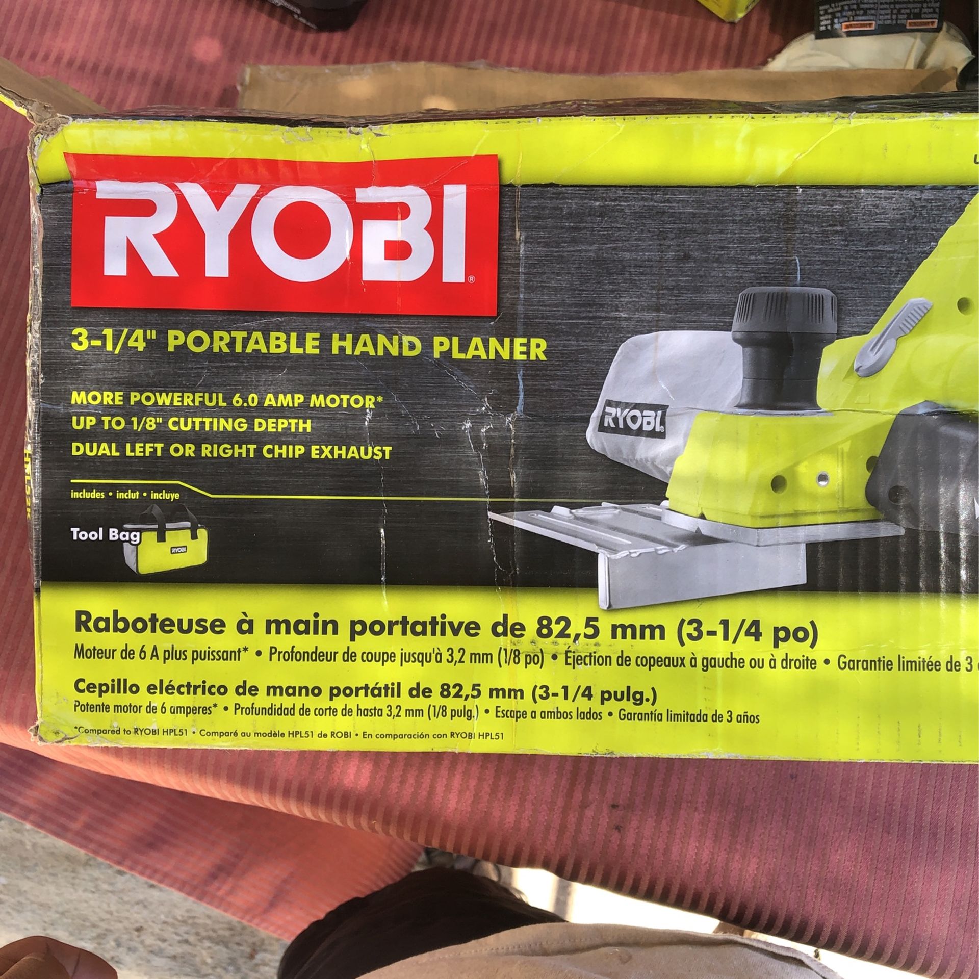 Ryobi portable hand planer hotsell