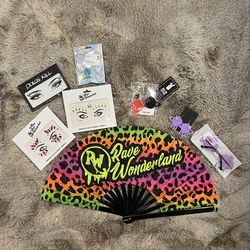 Rave Festival Accessories Bundle Lot New