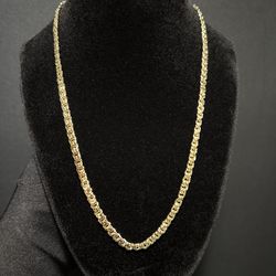 14K Gold filled chino link chain