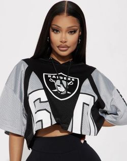 Raiders Crop Top New Large Sexy 