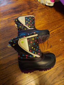 Toddler girl snow boots