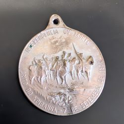 Rare 1922 Brazil One Years Of Independence Medallion 