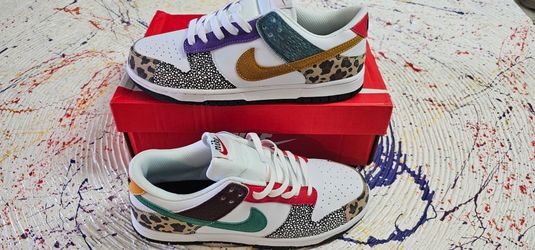 Nike Dunk Low SE 'Safari  MEN SIZE 8.5 WOMEN  SIZE 10
