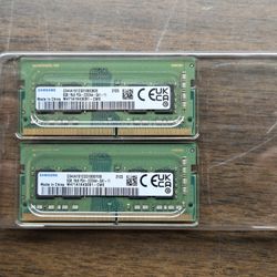 16gb (2 X 8gb) Samsung Sodimm DDR4 3200mhz Laptop Memory