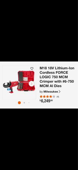 Milwaukee 12T Force Logic 750 Crimp Toolkit