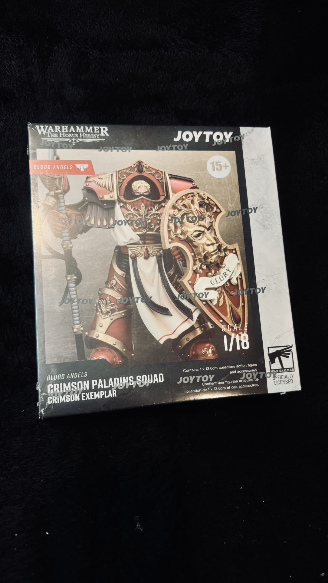 JoyToy Warhammer – Blood Angels Crimson Paladins Squad: Crimson Exemplar 1/18 – New Sealed