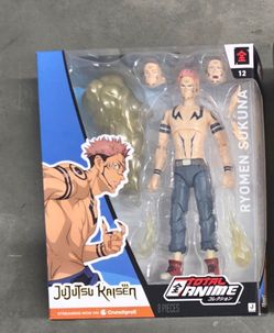 Jujutsu Kaisen Ryomen Sukuna Total Anime 6.5" Jazwares figure, NEW!
