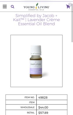 Lavender Crème 10ml Young living essential oil