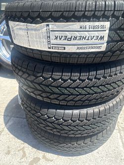 195/65R15 4 new tires Bridgestone