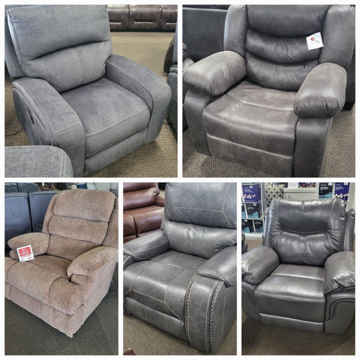 NEW RECLINERS! 10 DIFFERENT STYLES IN STOCK TODAY!! for Sale in Clayton