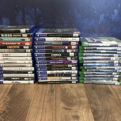 PS4 AND XBOX GAMES LOT