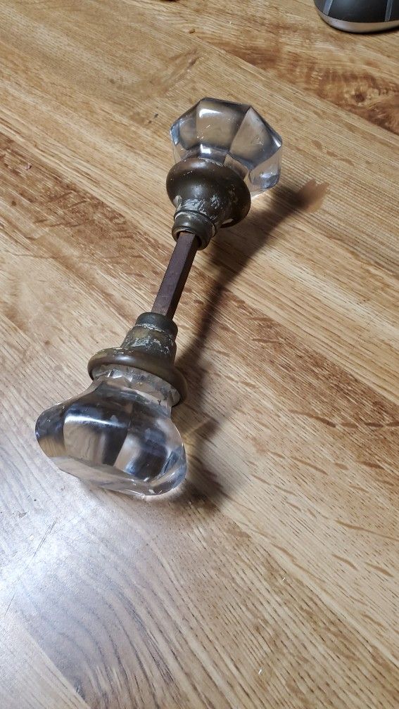 Antique Door Knobs - Glass