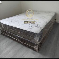 Full Size Mattress Set – Medium Comfort – Available Today 🚚