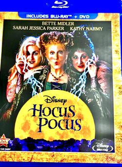 NEW HOCUS POCUS BLU-RAY MOVIE. NO DIGITAL