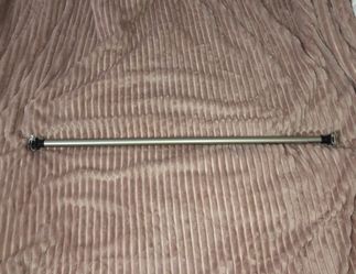 Light gold curtain rod