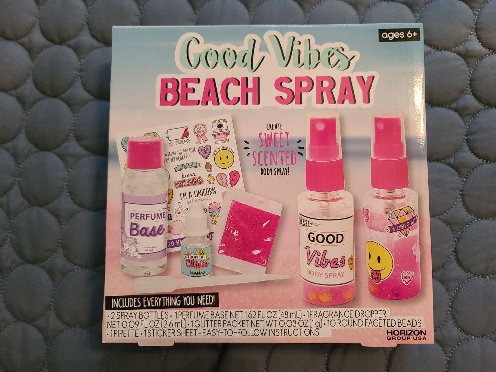 Good Vibes "Create Sweet Scented Body Spray" Horizon Group Usa.* Brand New*