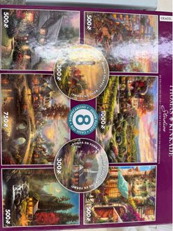 Thomas Kinkade puzzles
