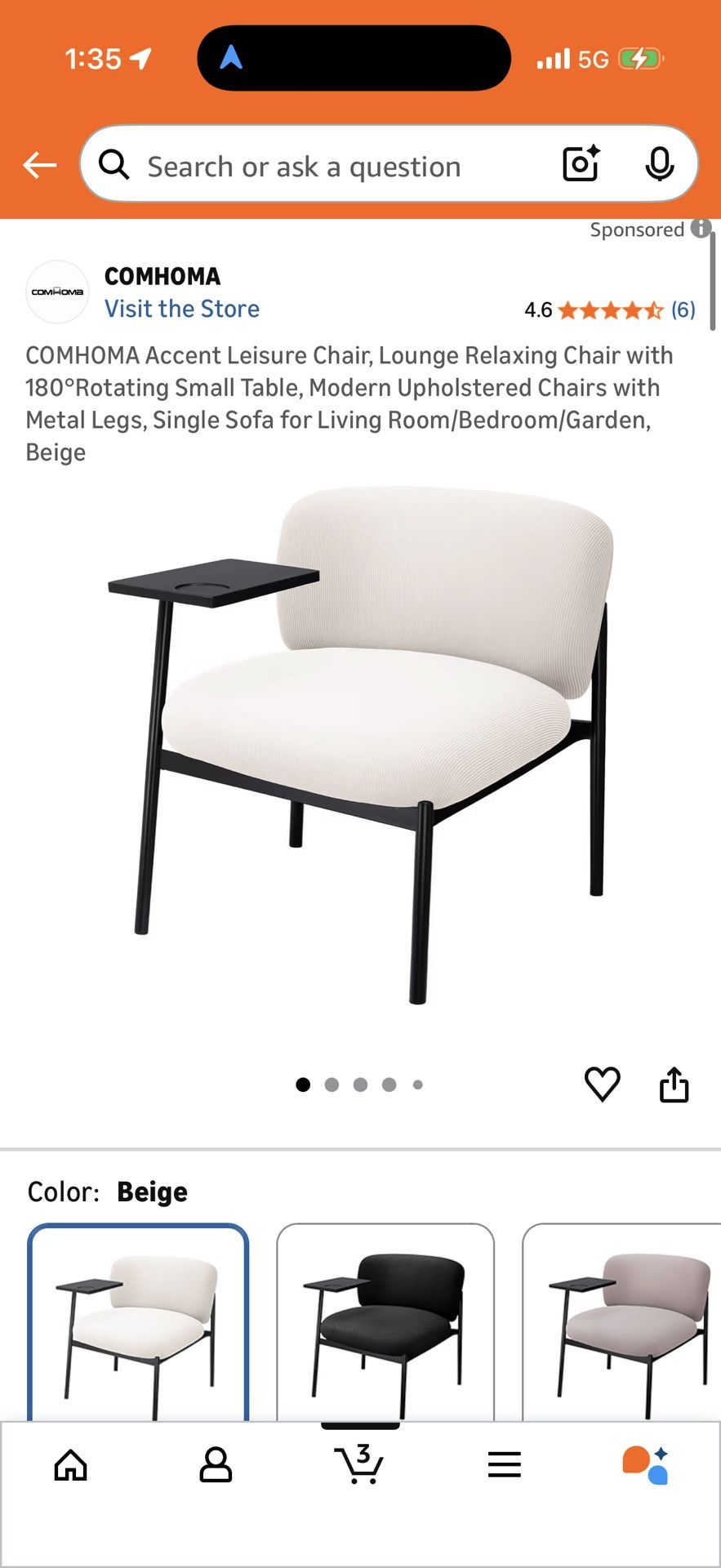 Lounge Chair With Table