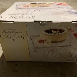 Square Cake Plate