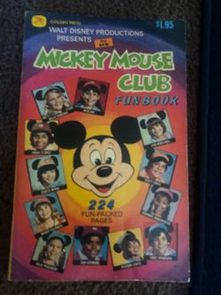 Vintage Mickey Mouse clubhouse funbook