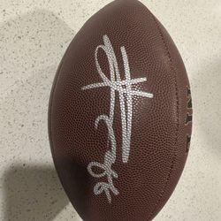 AUTHENTIC Signed TRAVIS KELCE Football 