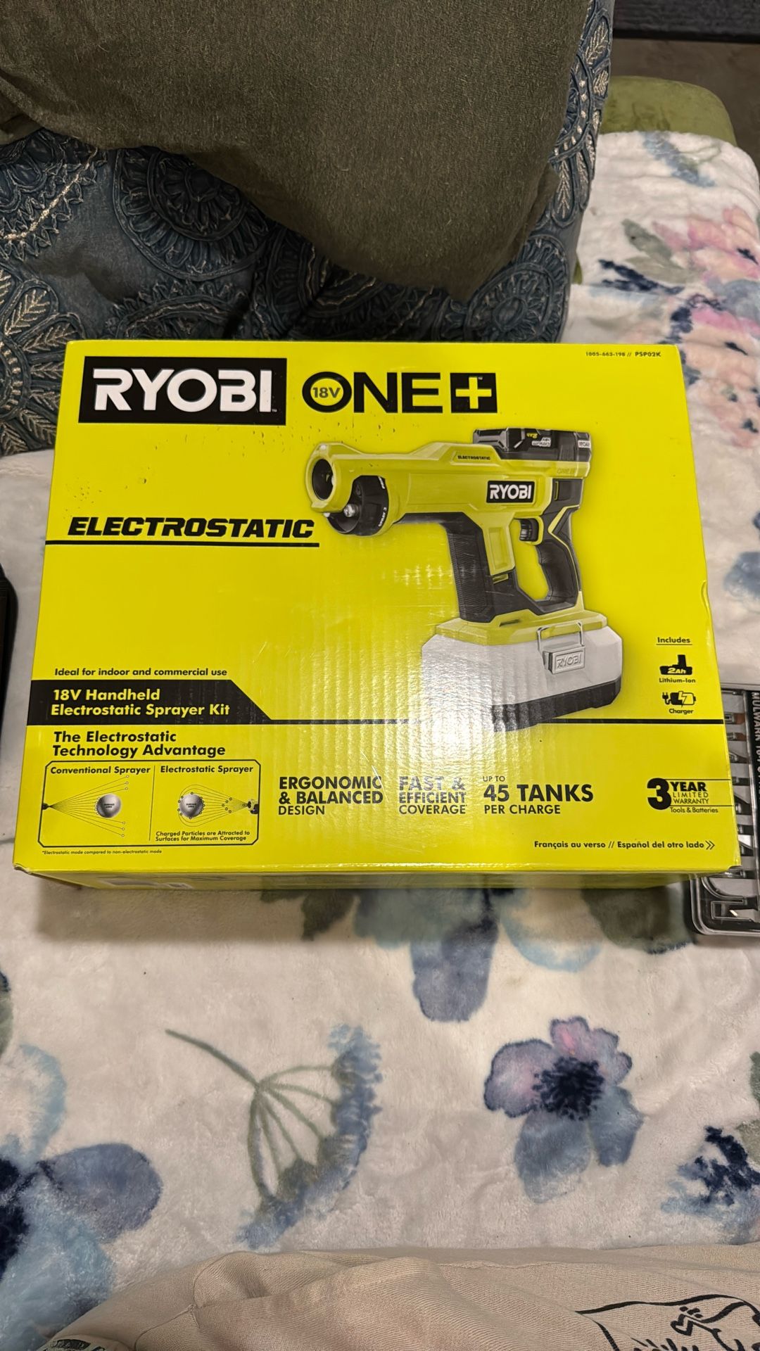 Ryobi 18V Electrostatic Sprayer