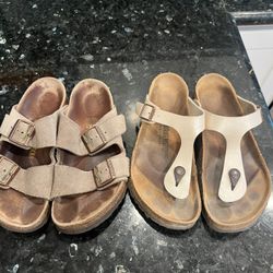 Women’s Birkenstock sandals (2 Pairs)