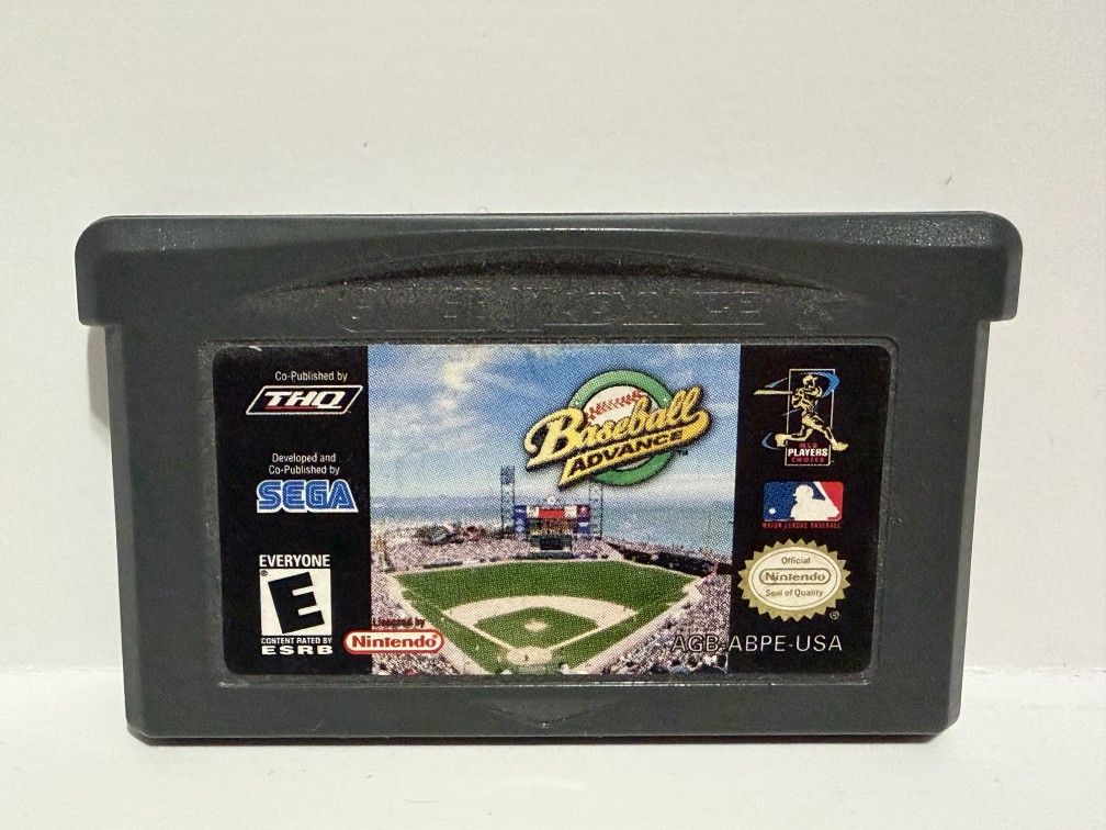 Baseball Advance Nintendo Game Boy Advance, 2002) – Authentic – Tested & Workin