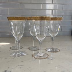 Vintage Tiffin Franciscan Rambler Rose Glasses