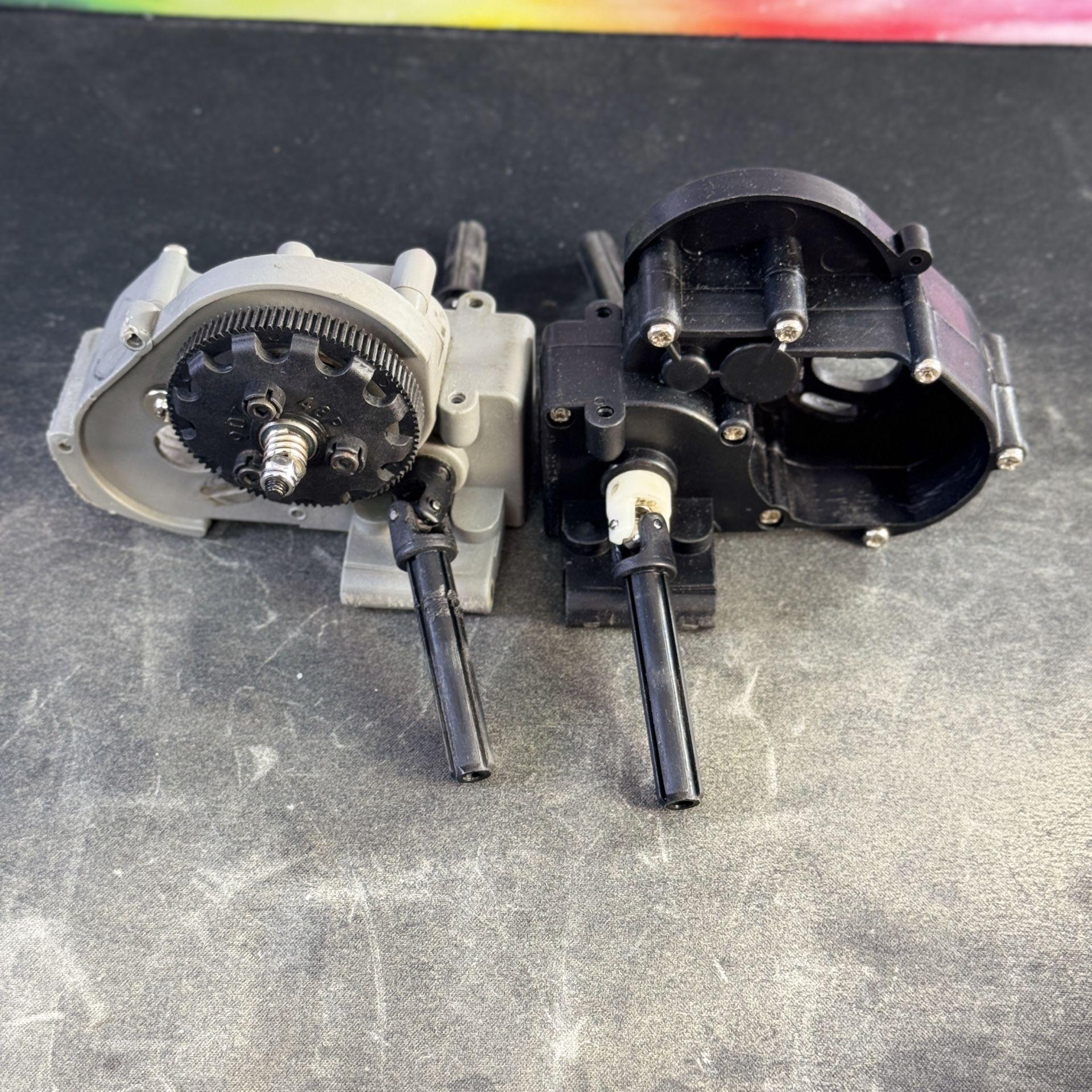 Traxxas 3695 2WD Transmission Set – OEM Rear Differential Assembly As-is