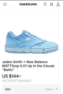 Jaden Smith x nex balance MSFTSrep 0.01 up in the clouds Baltic