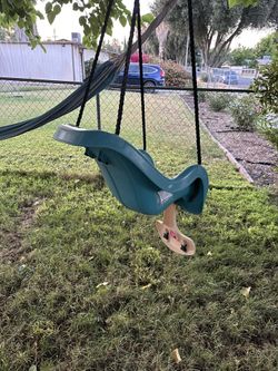 Kids Blue Swing