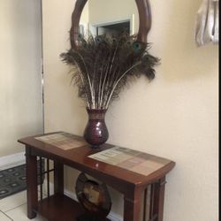 Mirror And Table