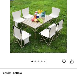 Camping Chairs and Folding Table