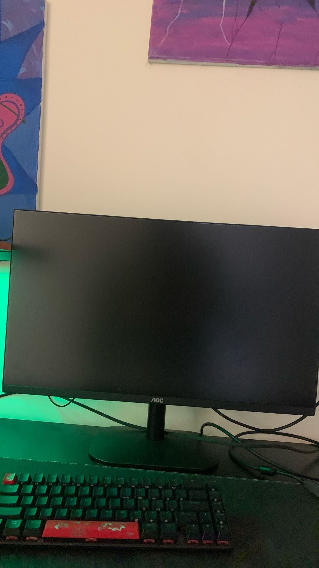 entire gaming setup with ps4 monitor keyboard keypad gaming desk and chair bundle 