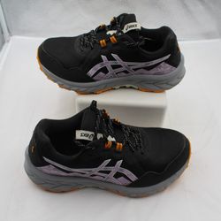 ASICS GEL-Venture 10 Women's Size 8 Trail Running Shoes Black Light Ube Sneaker